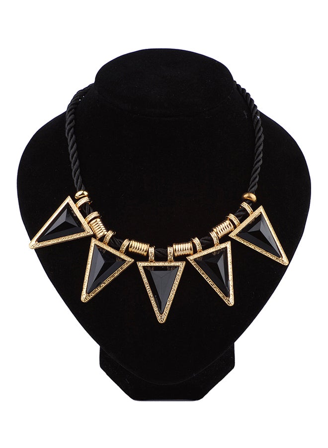 Short Triangle Geometry Charm Necklace  - Image 1
