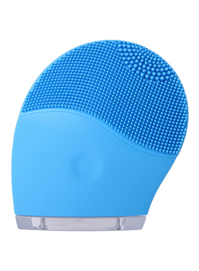 Generic Electric Facial Cleansing Brush Massager Blue 