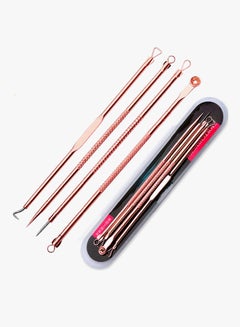 Generic 4-Piece Acne Removal Needle Set Rose Gold  - Image 2