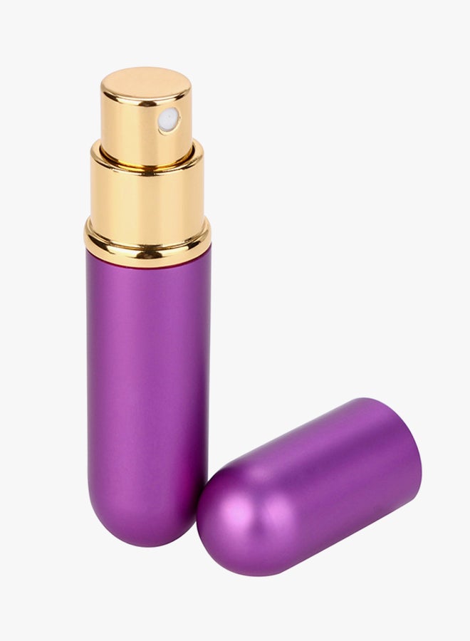 Refillable Perfume Bottle Purple/Gold 5ml - Image 2