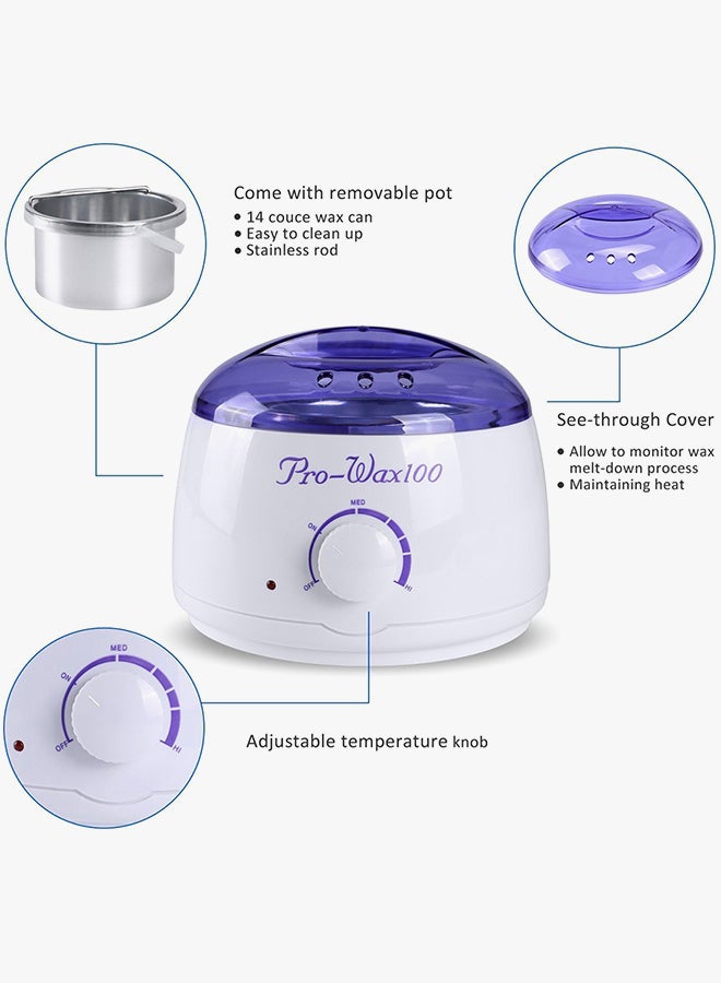 Wax Heater White/Blue - Image 2