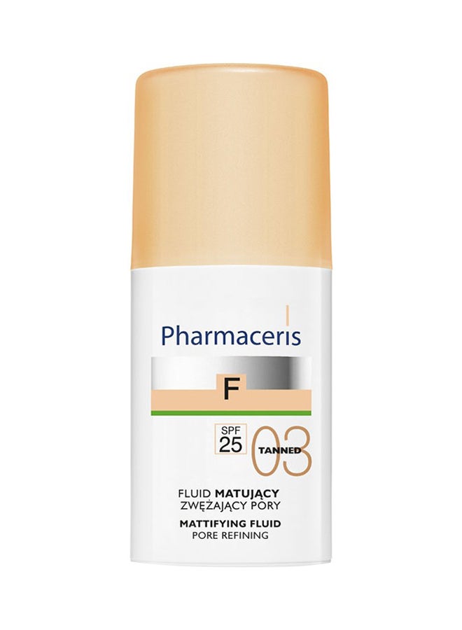 Pharmaceris - Mattifying Pore Refining Liquid Foundation 03 Tanned - Image 1