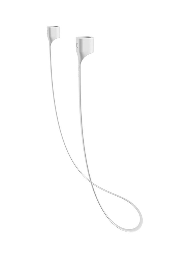 بيسوس شريط لسماعات أبل إيربودز أبيض - Image 1