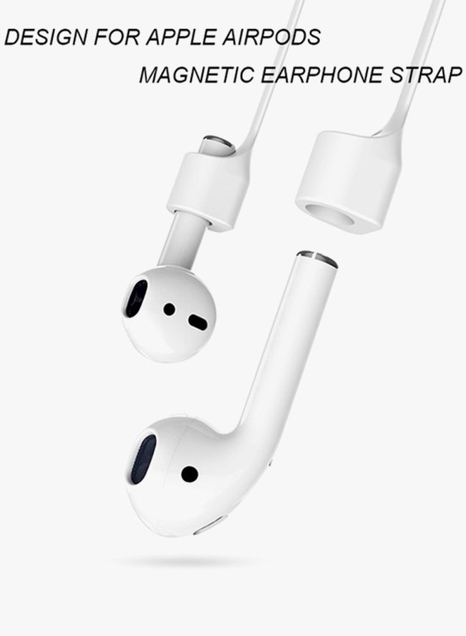 بيسوس شريط لسماعات أبل إيربودز أبيض - Image 4