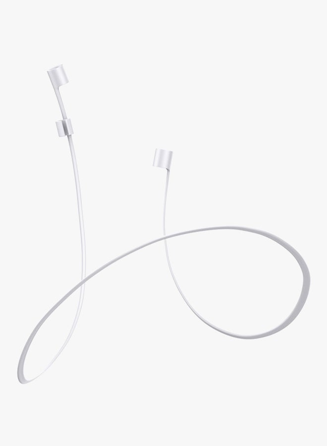 بيسوس شريط لسماعات أبل إيربودز أبيض - Image 2