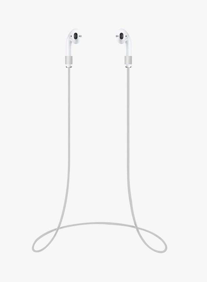 بيسوس شريط لسماعات أبل إيربودز أبيض - Image 3