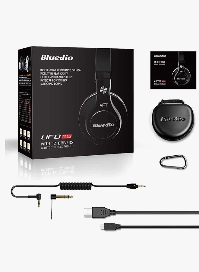 بلوديو سماعة بلوتوث دي جيه تثبت فوق الأذن UFO بلس برو أسود - Image 3