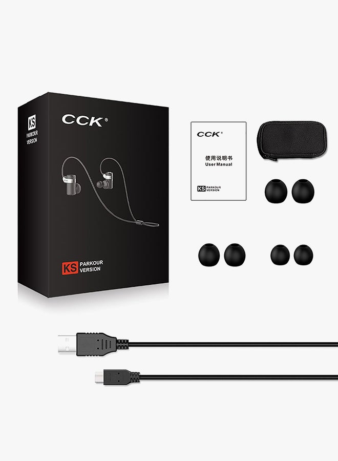 CCK KS-Parkour In-Ear Bluetooth Headphone Black - Image 3