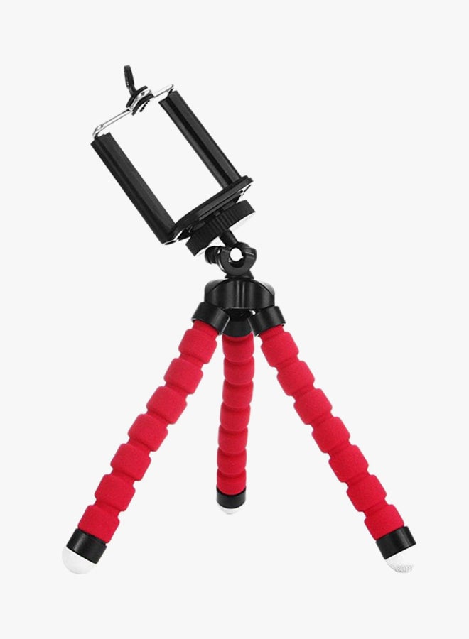 Octopus Adjustable Phone Tripod Holder Stand Red/Black - Image 2