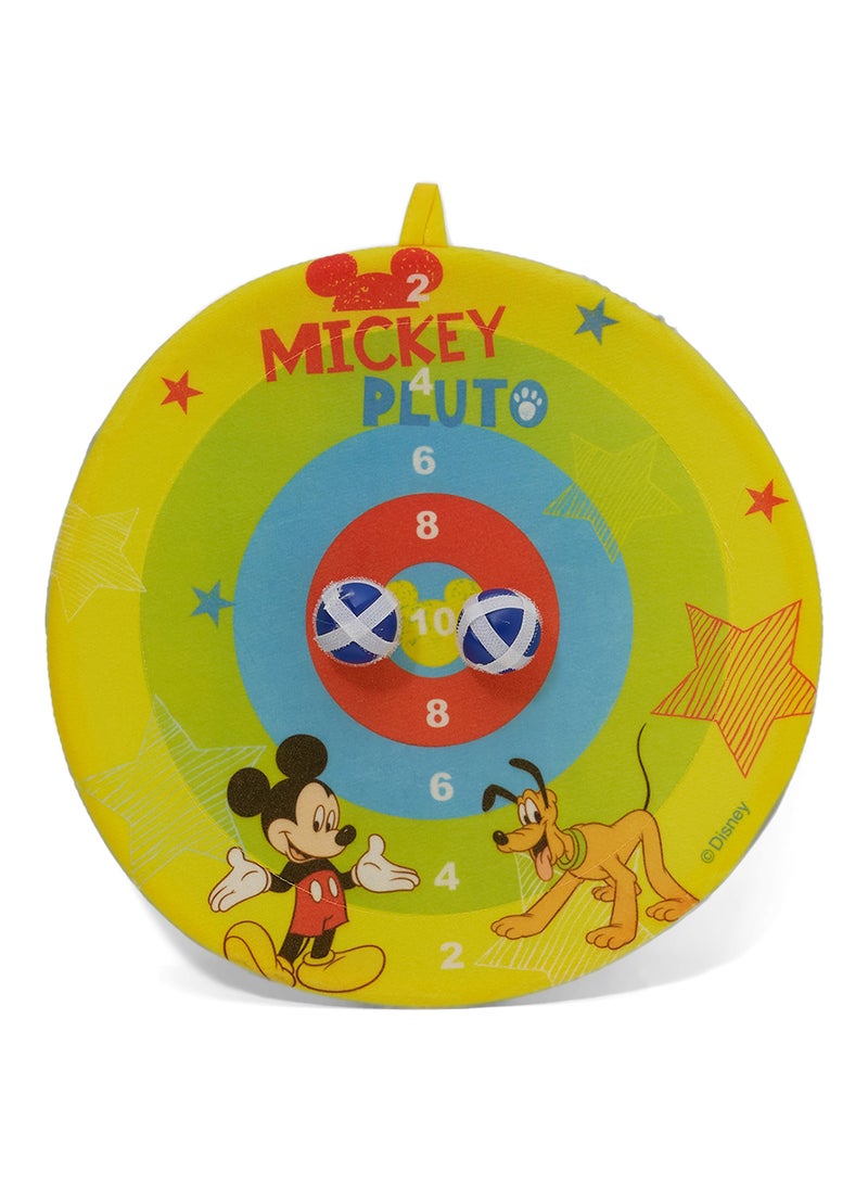 جوريكس لوحة رمي السهام مزودة بكرات صغيرة مرسوم عليها ميكي ماوس 33سم - Image 2