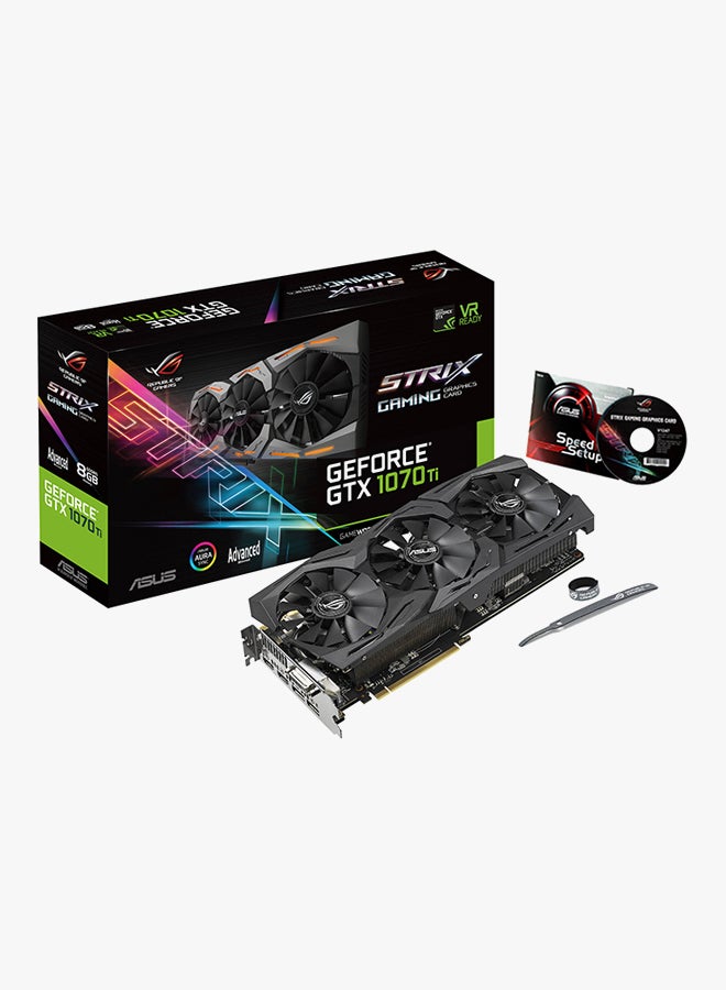 Nvidia ROG Strix GeForce GTX 1070 Ti Advanced Edition Graphics Card Black