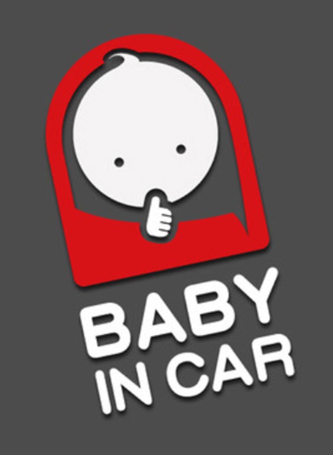 ملصق للسيارة بعبارة الطفل على متن السيارة