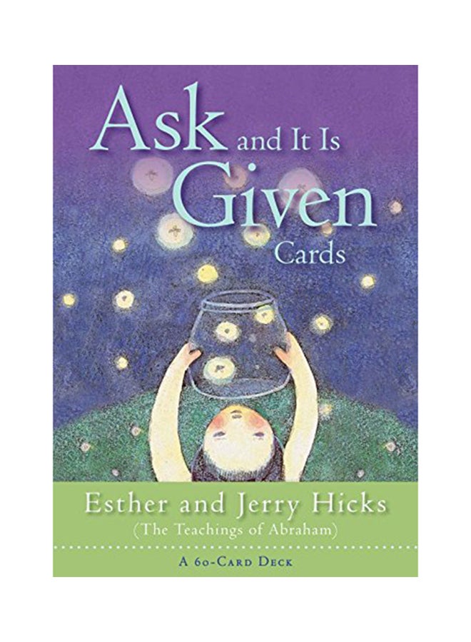 Ask And It Is Given Cards: A 60-Card Deck Plus Dear Friends Card Board Book English by Esther Hicks - 2006