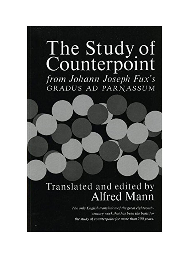 null - The Study Of Counterpoint: From Johann Joseph Fux's Gradus Ad Parnassum Paperback English by Johann Joseph Fux - 1965 - Image 1