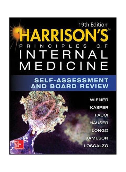 Harrison's Principles Of Internal Medicine Self-Assessment And Board Review Paperback English by Charles Wiener - 2016