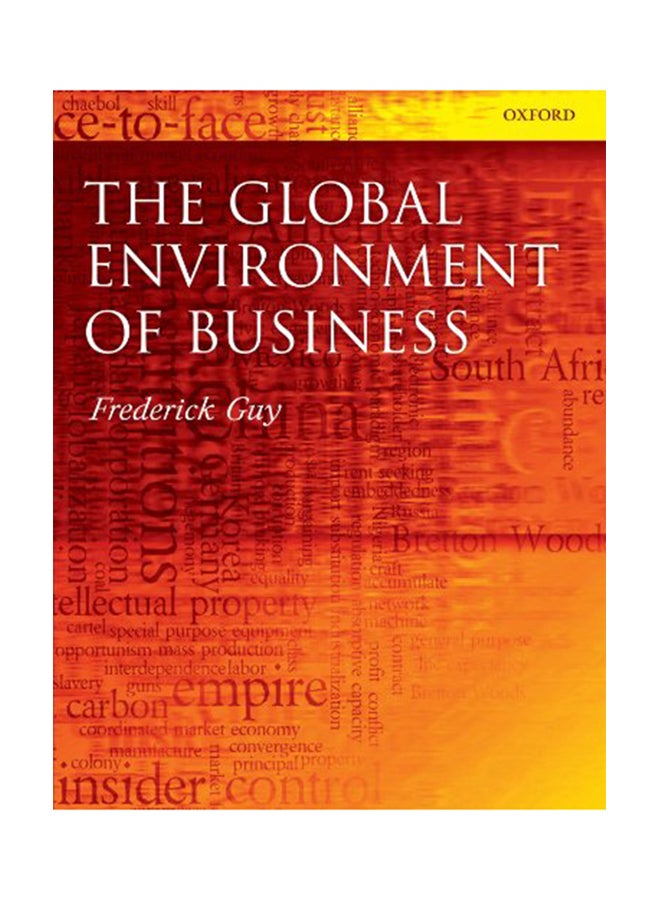 The Global Environment Of Business Paperback English by Frederick Guy - 2009 