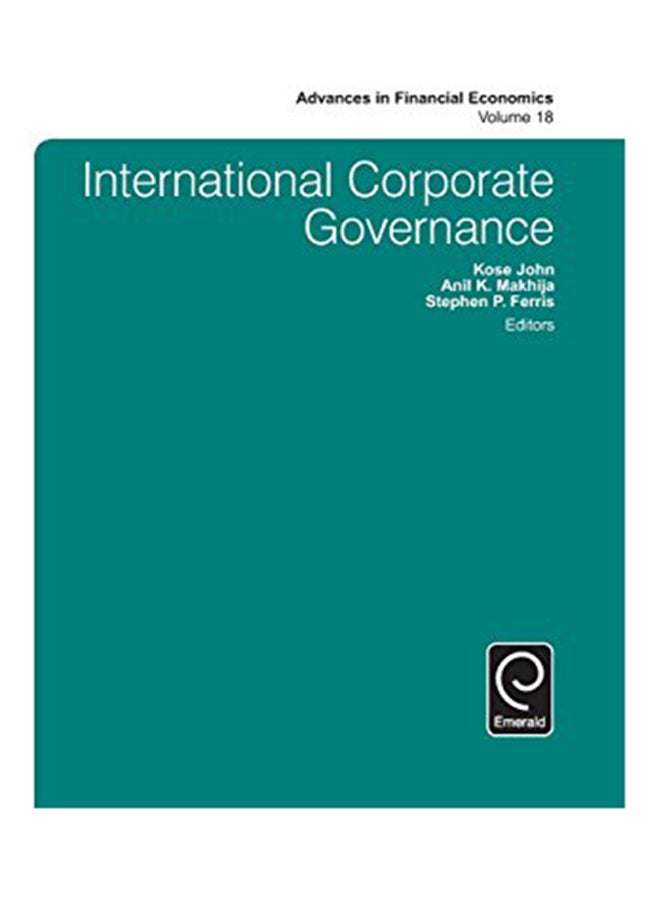 International Corporate Governance Hardcover English by Kose John - 2015 