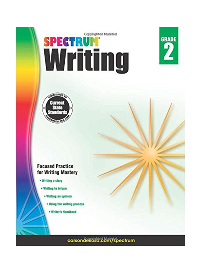 Spectrum Writing, Grade 2 Board Book English by Spectrum - 2014