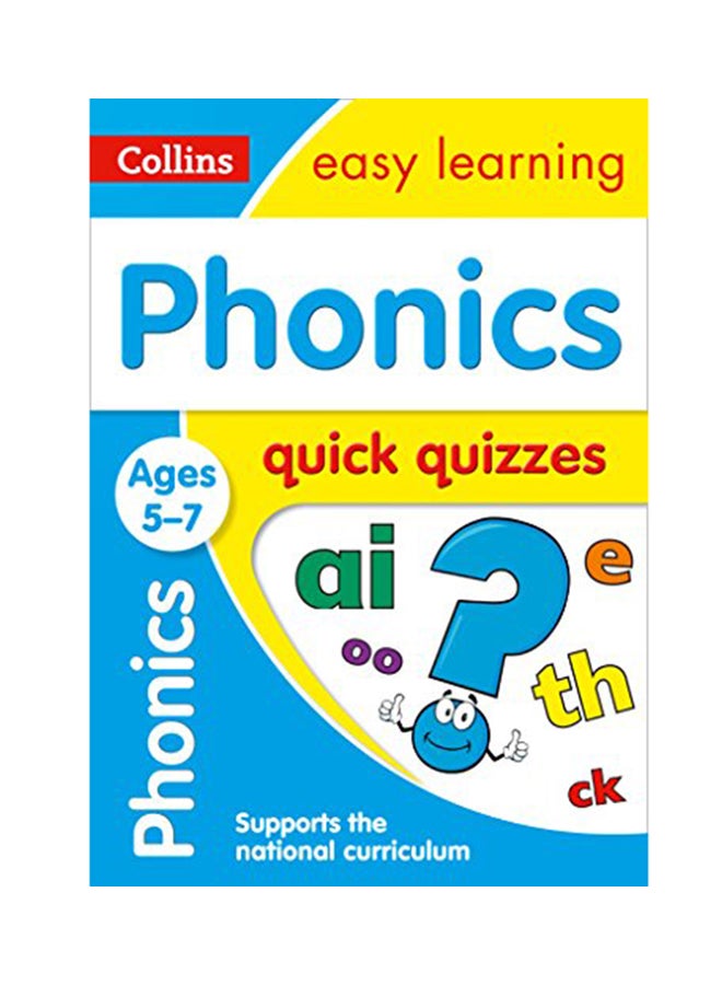 Phonics Quick Quizzes: Ages 5-7 Paperback English by Collins UK - 2017 