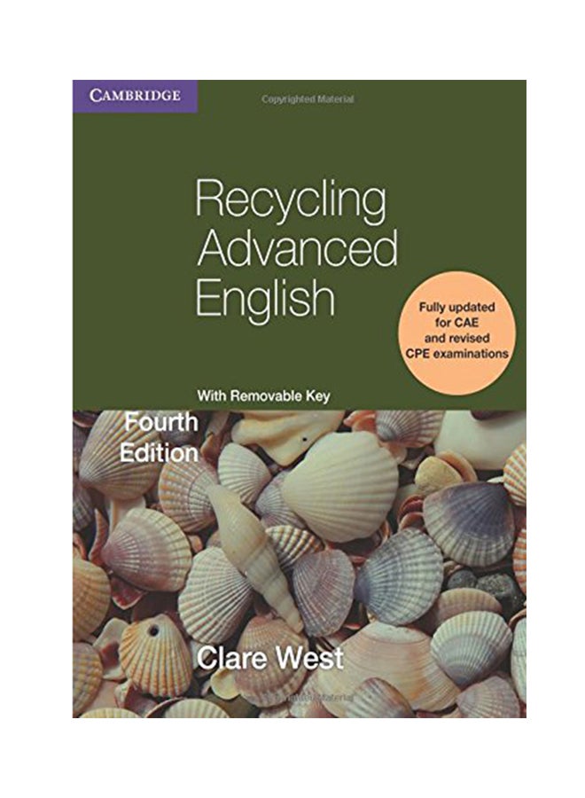 Recycling Advanced English Student's Book Paperback English by Clare West - 2013 