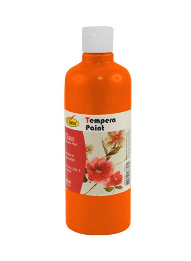 class Tempera Colour Paint Orange 