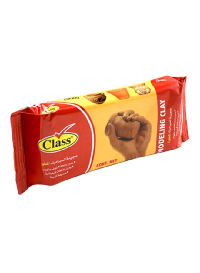 class - Ceramic Modeling Clay Brown - Image 1
