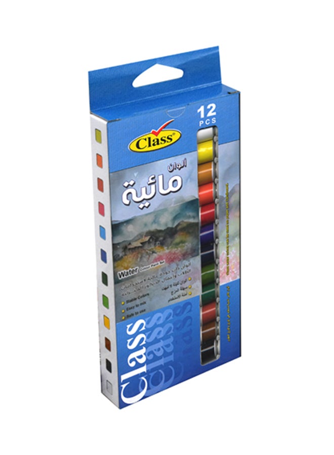 class 12-Piece Water Colour Set Multicolour 