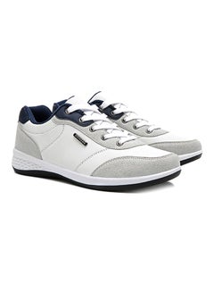 HUSK'SWARE Lace-up Running Shoe White/Blue/Grey  - Image 3