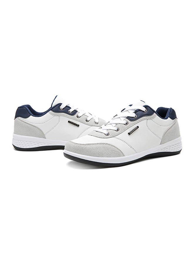 HUSK'SWARE Lace-up Running Shoe White/Blue/Grey  - Image 4