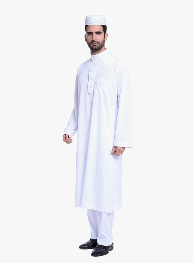 Long Sleeves Arabi Kandora White - v1528812434/N15184660V_3