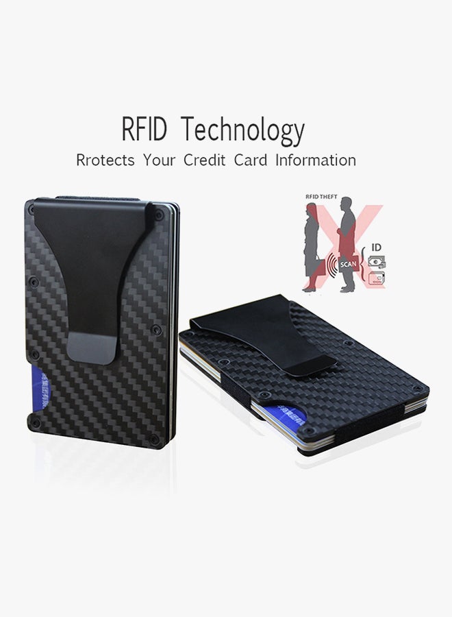 New Fashion Slim Credit Card Holder Black - Image 2