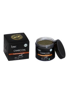 Ionic MSM Organic Charcoal Tooth & Gum Powder Black 80grams  - Image 1