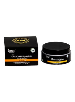 Ionic MSM Organic Activated Charcoal Diamond Face Scrub 80grams  - Image 1