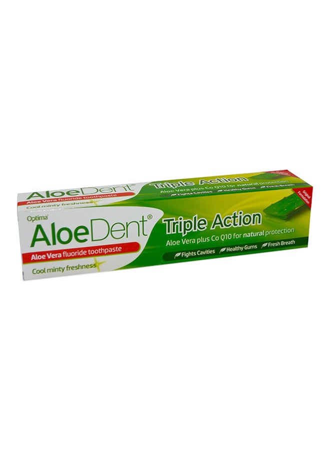 AloeDent - Triple Action Fluoride Aloe Vera Toothpaste - Image 1