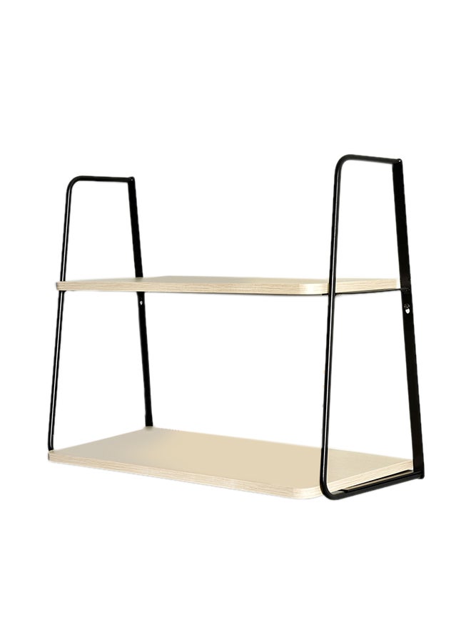 DANUBE HOME New Ladder 2 Tier Wall Shelf Black  - Image 2