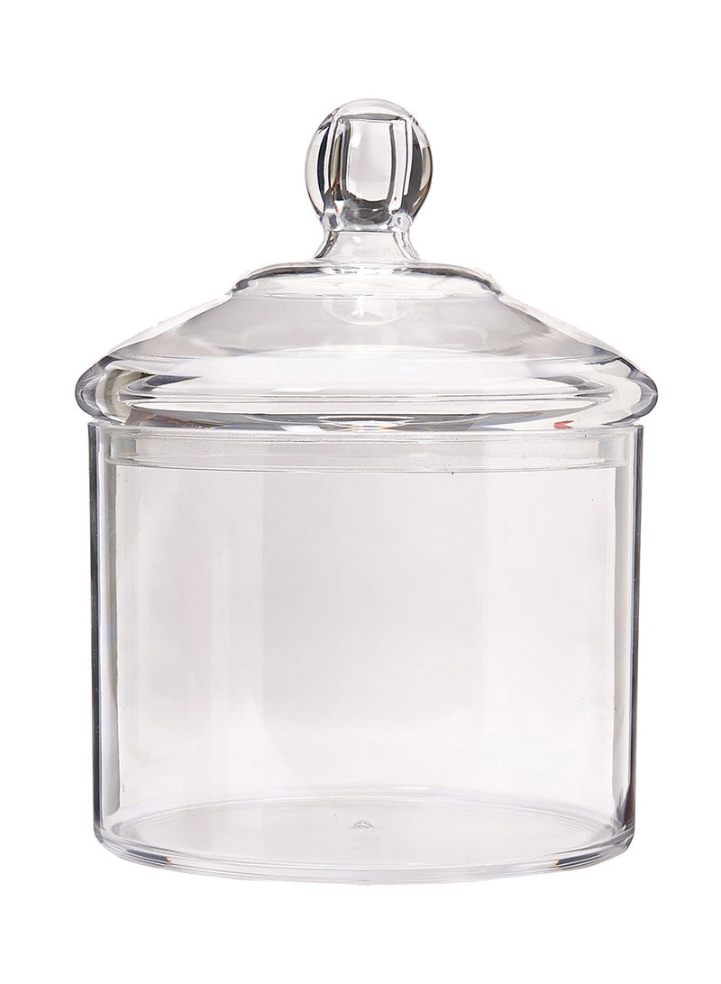 أوركيد وعاء الحلوى الأكريليك مع غطاء شفاف 1لترات - Image 1