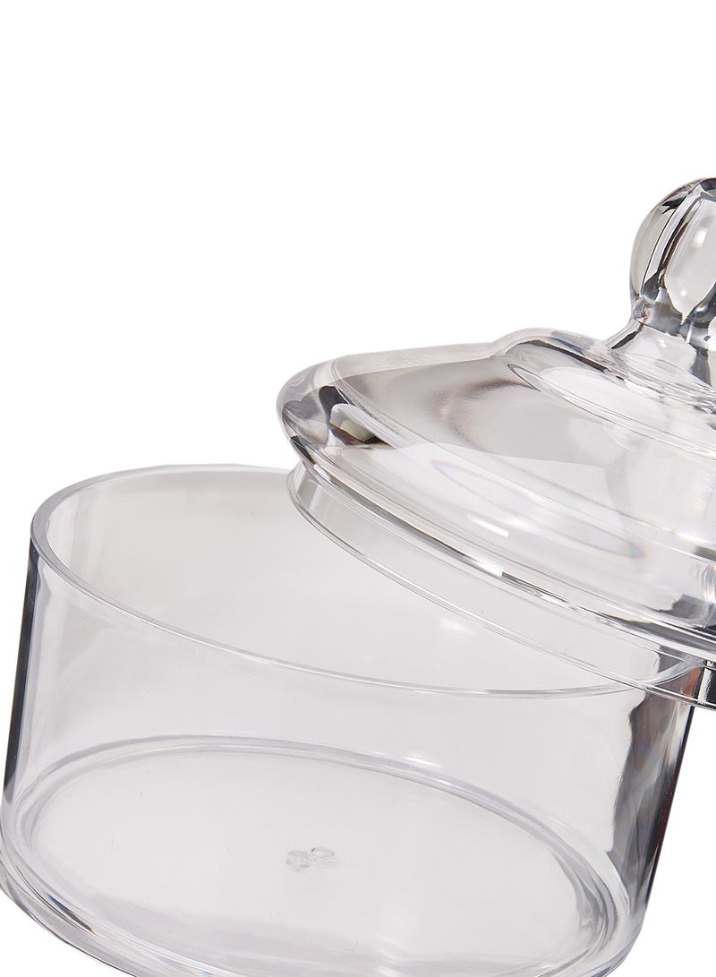 أوركيد وعاء الحلوى الأكريليك مع غطاء شفاف 0.6لترات - Image 2