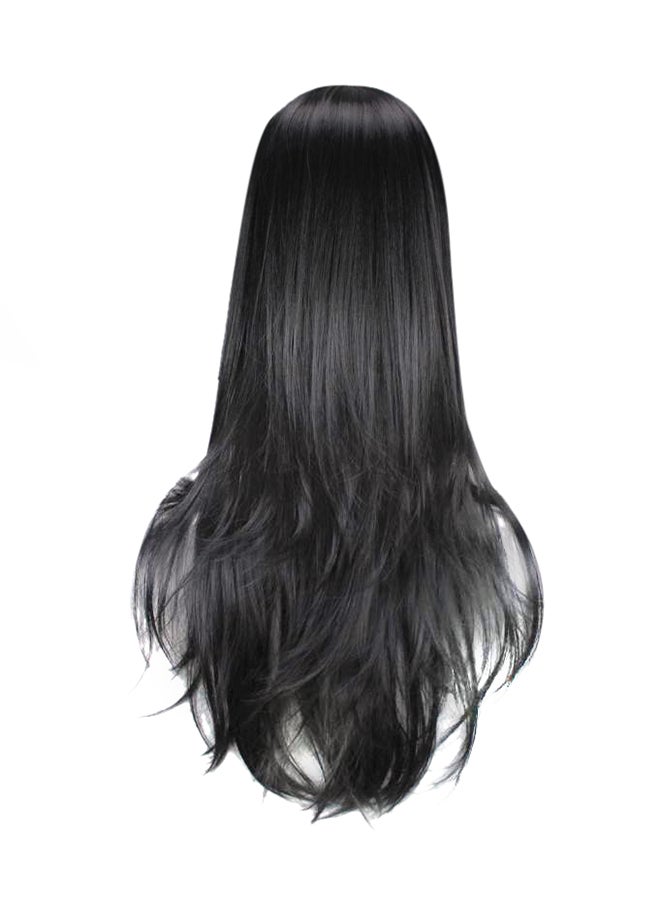 Enterprise - Long Straight Cosplay Anime Hair Wig Black - Image 1