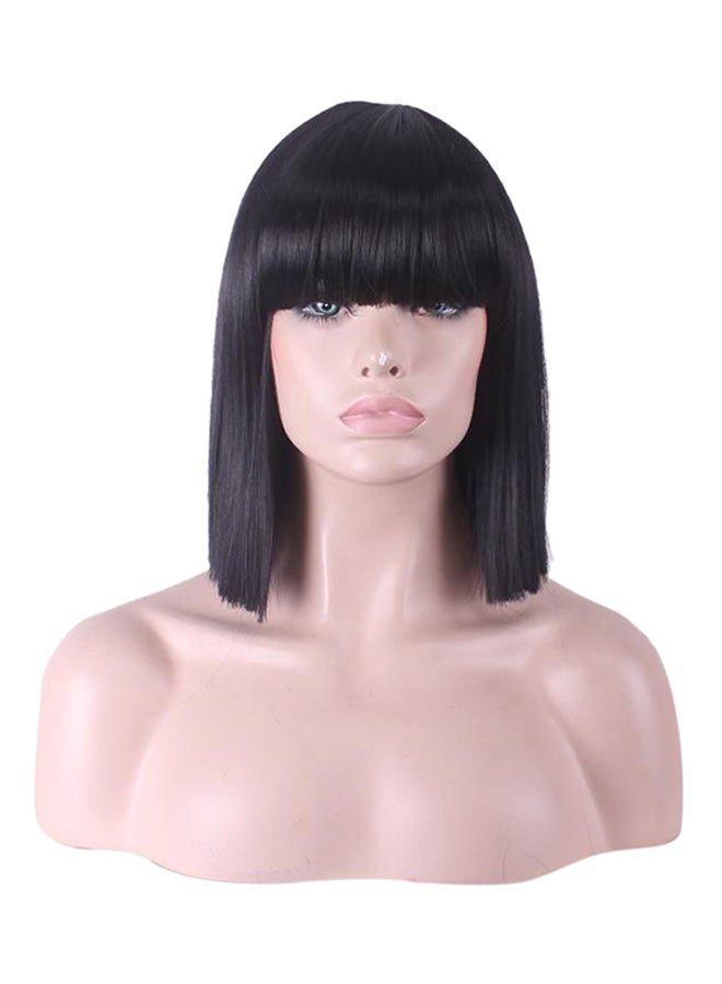 Enterprise - Short Straight Full Cosplay Hair Wig Black - Image 1