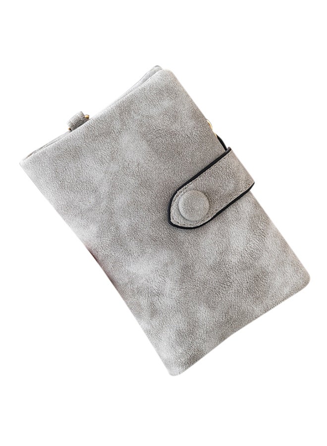 Generic PU Leather Wallet Grey  - Image 2