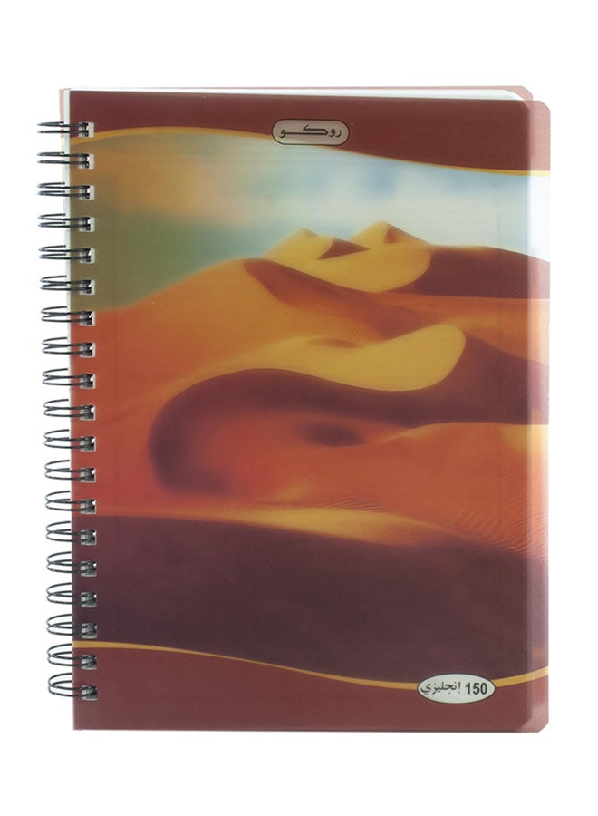 روكو دفتر ملاحظات تسطير مزدوج متعدد الألوان