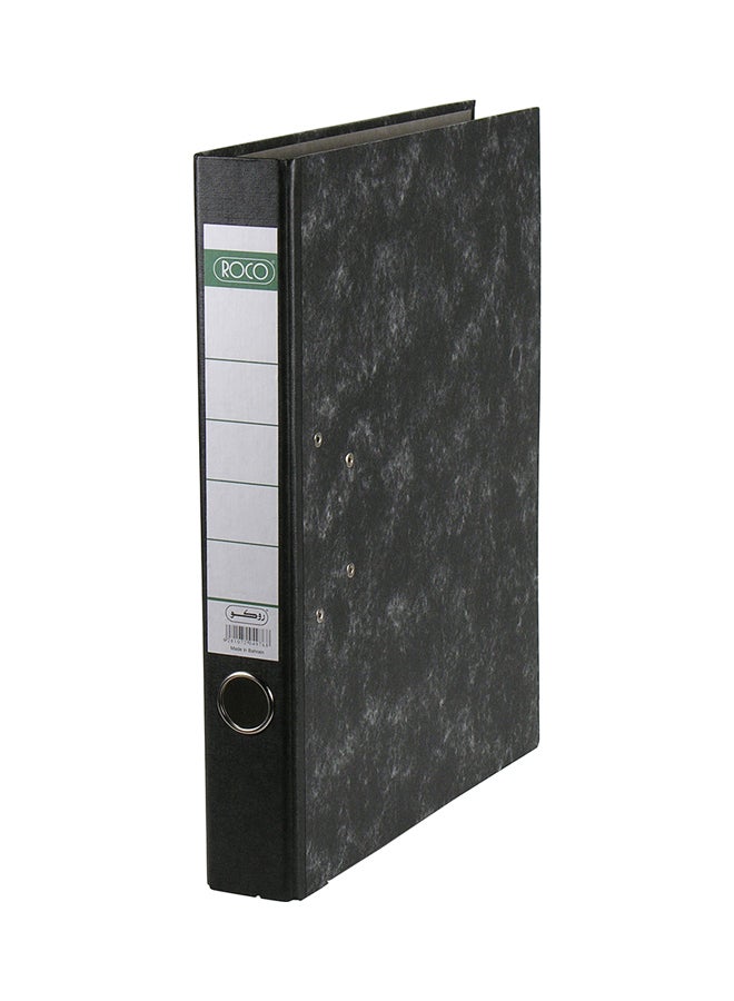 ROCO Pressboard Box File Black