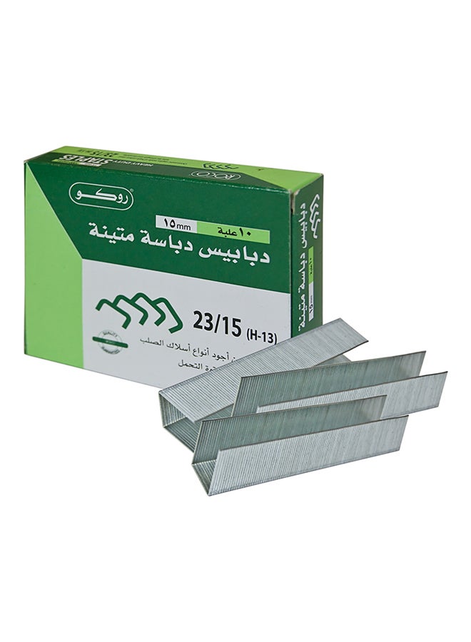 روكو دبابيس دباسة متينة بتصميم نصف شريط فضي