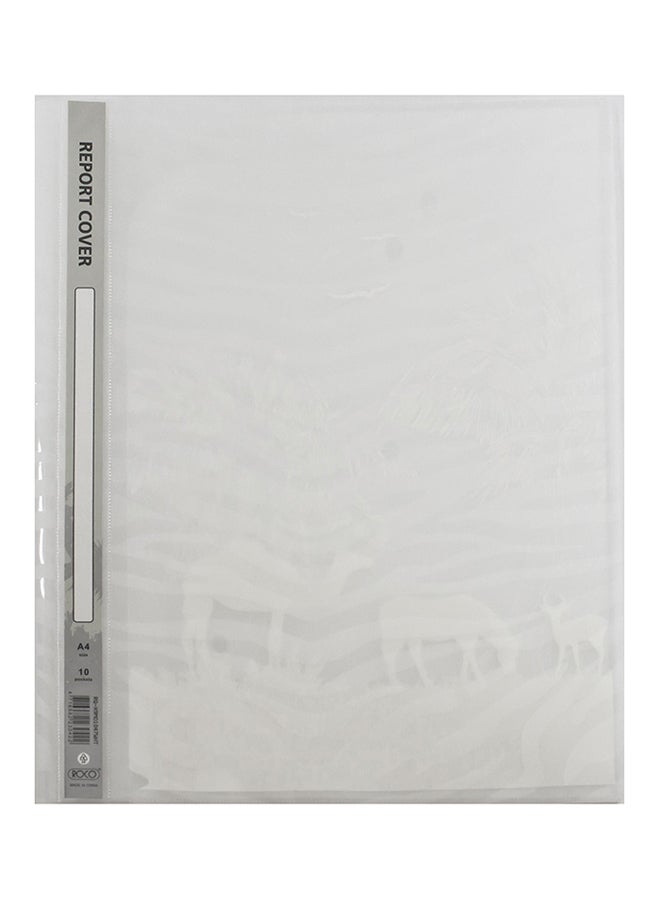 روكو غلاف تقارير صحارى مقاس A4 أبيض