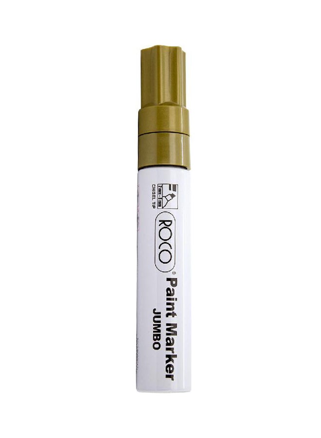 Jumbo Paint Marker Gold/White