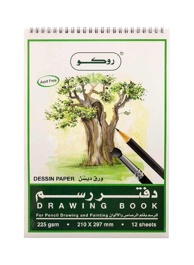 A4 Drawing Pad White