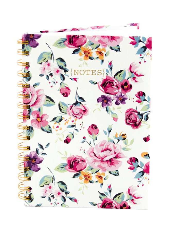 A5 Hard Cover Lined Notebook Multicolour