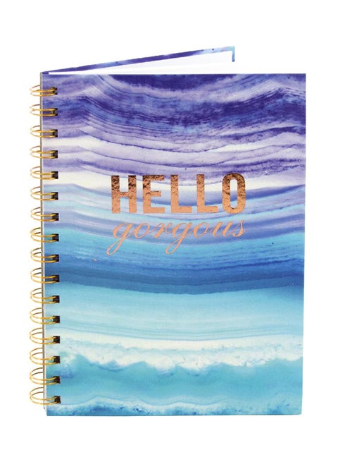 A5 Spiral Bound Lined Notebook Multicolour