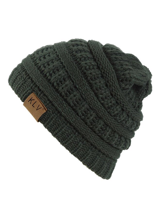 Bluelans All-Match Warm Knitted Beanie Khaki