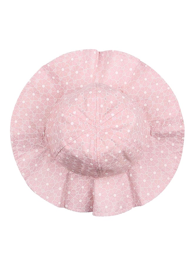 Bluelans Wide Brim Sun Protection Beach Hat Pink 